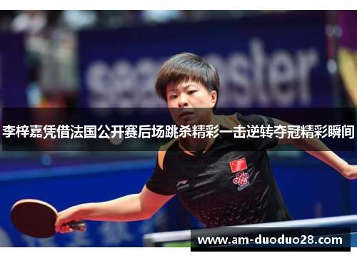 李梓嘉凭借法国公开赛后场跳杀精彩一击逆转夺冠精彩瞬间