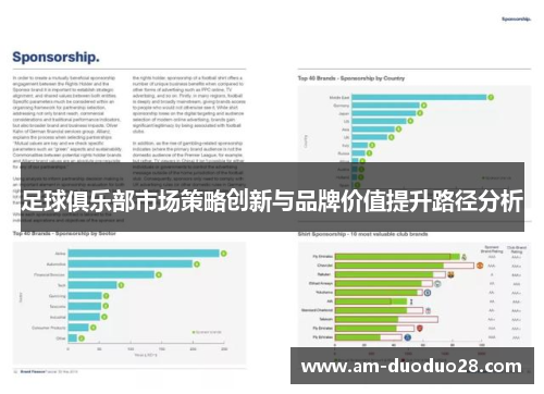 足球俱乐部市场策略创新与品牌价值提升路径分析 足球俱乐部市场策略创新与品牌价值提升路径分析